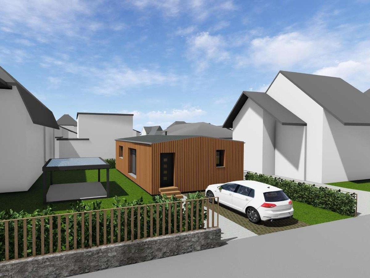 Machbarkeitsstudie Modulhaus auf bebauter Parzelle
